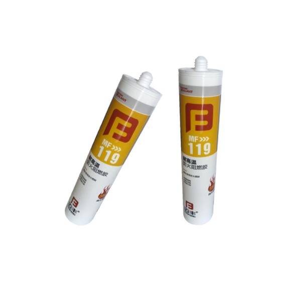 China Neutral Cure Black Fireproof Silicone Sealant Construction Transportation Building wholesale
