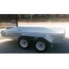 Buy cheap Rolled C / Plate floor 8x5 Hot Dipped Galvanized Tandem Trailer 3200KG from wholesalers