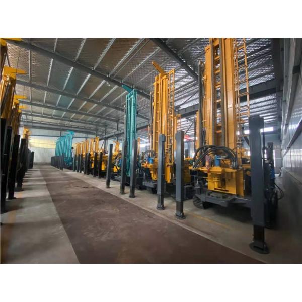 St350 Drillable 350m Pneumatic Water Well Drilling Large Steel Crawler