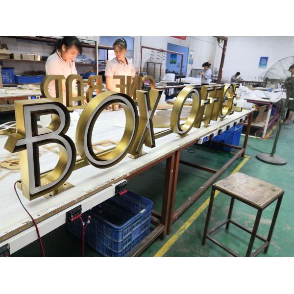3D Illuminated Letters Signage Customized Size 3 Years Warranty