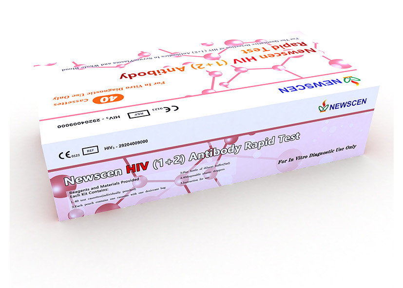 China Colloidal Gold 100% Sensitivity HIV1/2 RDT Rapid Test Kit wholesale