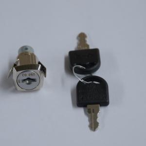 Chrome Plating Black Metal Cabinet Door Locks Cyber Lock Anti Bacterial Key Cap