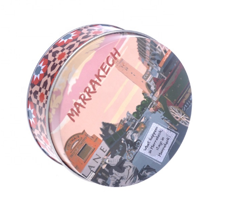 Standard Size Recyclable Sandwich Cookie Tin Cans Environmentally Friendly