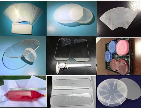 Double Side Polished Sapphire Optical Windows Custom Size Diameter φ350mm