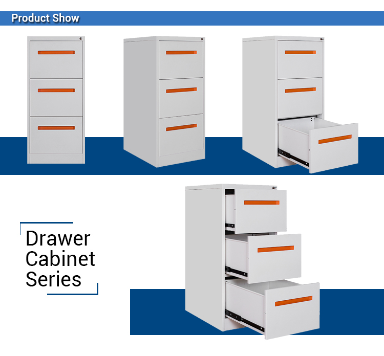 Three Drawer BV 620mm Depth Drawer Filing Cabinet