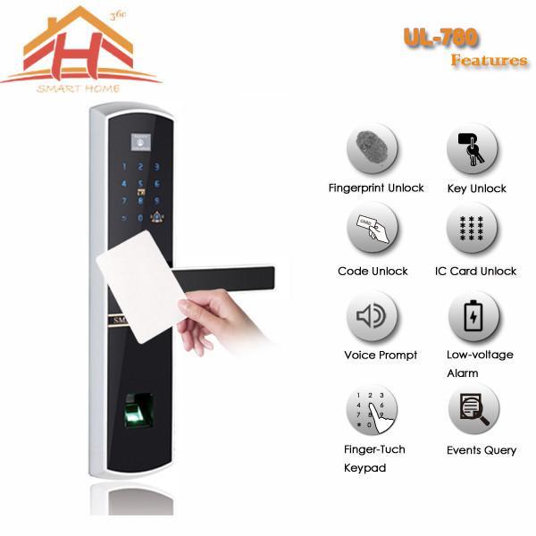 Quality Remote Control Security Card Door Locks , Card Reader Door Lock System for sale