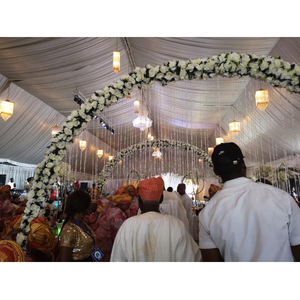 White Aluminum Heavy Duty 20m Wedding Marquee Tent