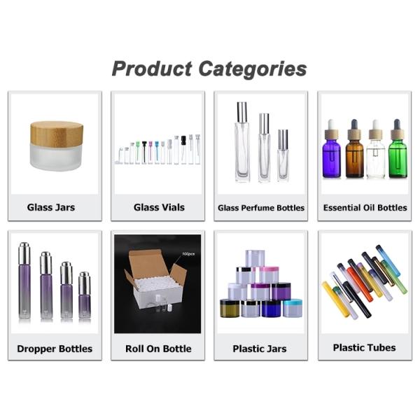 50g Plastic Small Cosmetic Sample Containers 46mm 120g Bamboo Lid