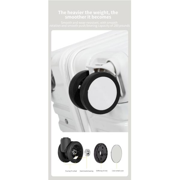 Best sell luggage 1682New cup holder Mute universal wheel password box for travel luggage ABS hard shell luggage