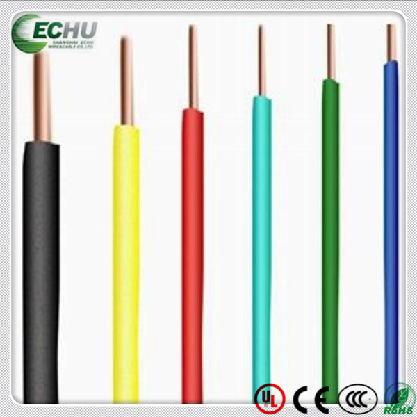Single Core Non-sheathed Wire with Solid conductor for internal wiring 300/500V BV