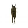 Buy cheap Fly Neoprene Fishing Waders Warm Customized Eco Friendly In Green Color from wholesalers