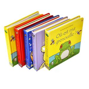 hardcover Lift Flap Board Books Custom Shapes with talking pen