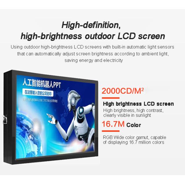 43 49 55 65 Inch LCD HD Poster Lcd Kiosk 4k Indoor Advertising Player HD Touch Screen Kiosk Advertising Screen 8 Array Mic