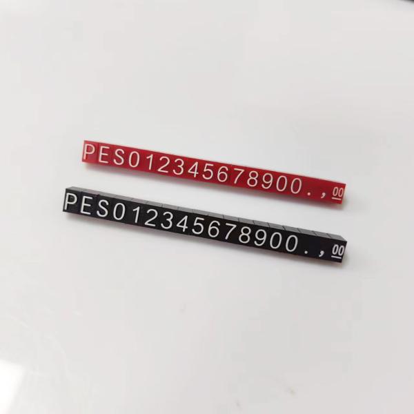 Medium 6*4mm Black and White Transparent Red Stand for Luxury Jewelry Collection