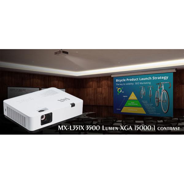 3500 Lumens Brightness Multimedia Projector With XGA Resolution HDMI