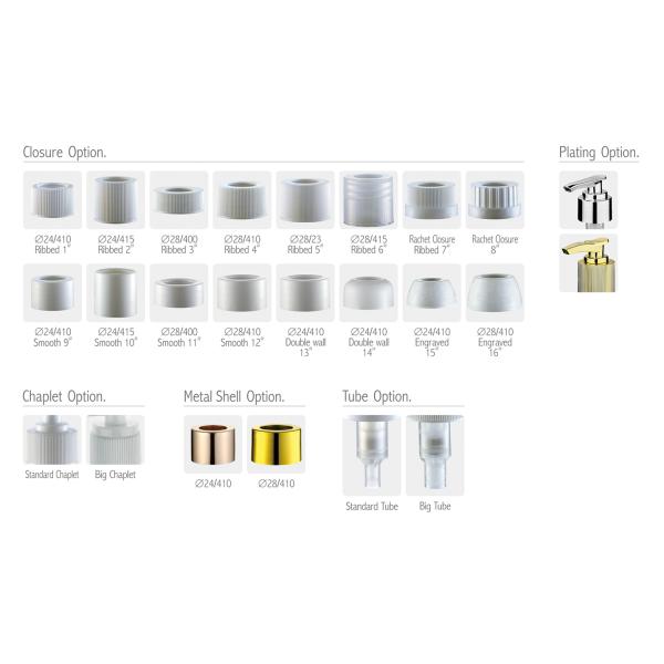 Y331-23 Plastic Down Locking Plastic Liquid Soap Dispenser Pump For Shampoo And Hair Condition