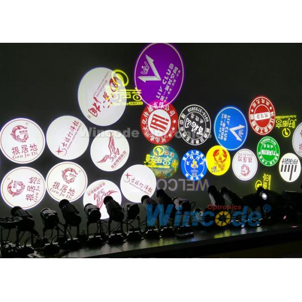 12W Portable Led Projector Aluminum Section , Led Logo Door Projector Lights IP44