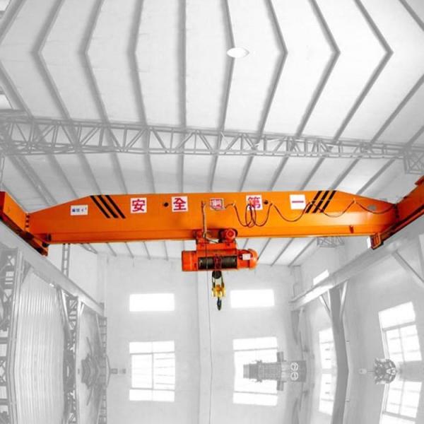 10T Single Beam Overhead Crane With Wire Hoist Pendent Control