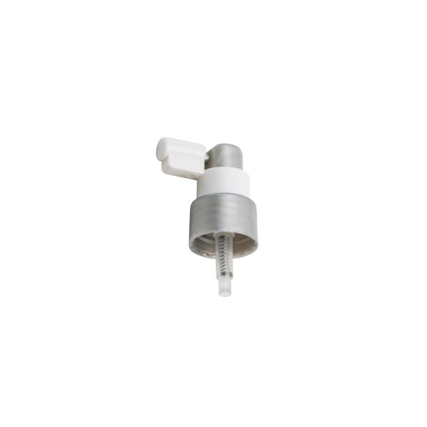 Long Nozzle 28mm Pump Dispenser Plastic Aluminum For Cream