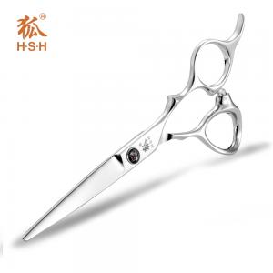 China Customized Logo Hair Salon Shears , Antique Stainless Steel Barber Scissors wholesale