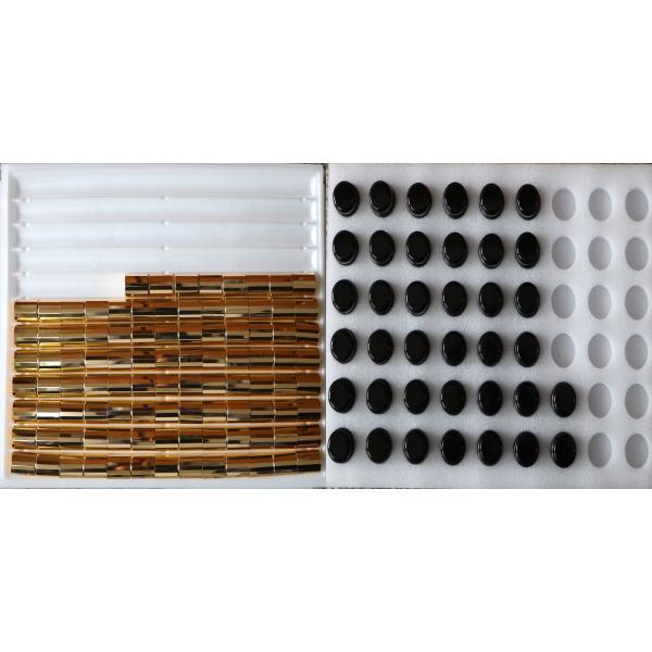 Matt Silver Cosmetic Bottle Caps / Spray Bottle Cap For Glass Perfume Bottles