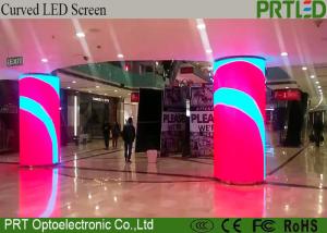 Soft led module 360 curve round p2 p2.5 p4 p5 Cylinder Column led display circular screen