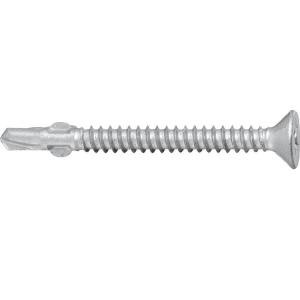 China 410 Stainless Steel Wafer Head Screws Phillips Driver Dacrotized Self Driving Screw Wing Screws wholesale