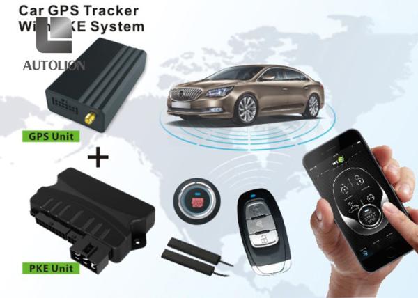 Quality Passive Keyless Entry PKE Push Button Engine Start / Stop Button Systems With GPS for sale
