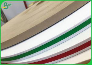 China 60G 120G Slitted White Kraft Paper Colorful Roll Straw Wrapping Paper 28G wholesale