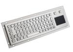 Waterproof Keyboard with Mouse Touchpad Stainless Steel for Kiosk