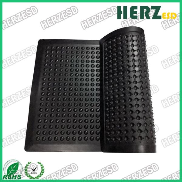Quality Weight 1.8 / 3kg ESD Rubber Mat / Anti Fatigue Floor Mats Surface Resistance 10e3-10e9 Ohm for sale