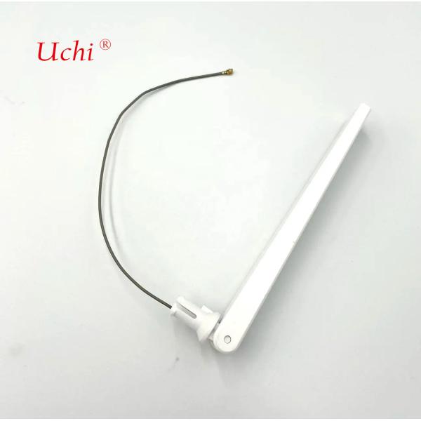 External Rubber 2.4GHz 5GHz Dual Band Communication Wifi Antenna With MHF Plug For Network Devices