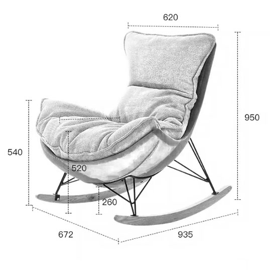 SGS Pu Leather Living Room Leisure Sofa 0.591CBM