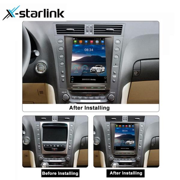 12.1in Car GPS Navigation For Lexus GS 2004-2011 Stereo Radio Android 13