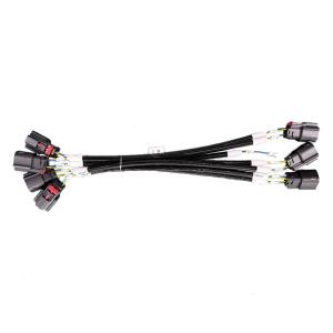 Reliable Automotive Wire Harness Multi Functional Black Red White Blue Yellow