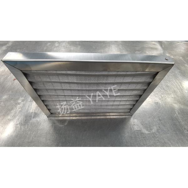 High Temp Metal Mesh Pre Filter Stainless Heat Resistant Air Filter