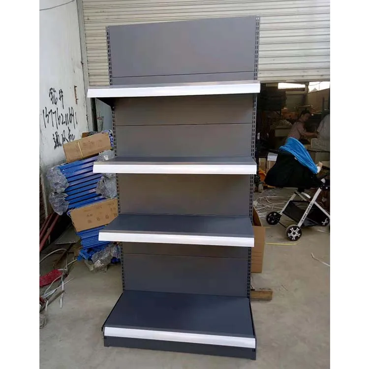 Hot Pharmacy Shelving Shop Display Shelf Metallic Light Duty History Store Layer Style