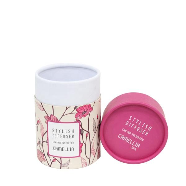 Eco Friendly Cylinder Shape Paper Sweet Box For Cookies Chocolate Chip