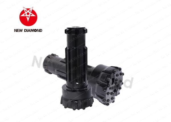 Quality Black DHD380 Hammer Drill Bits For Rock , Tapered Button Bits For Ore Mining for sale