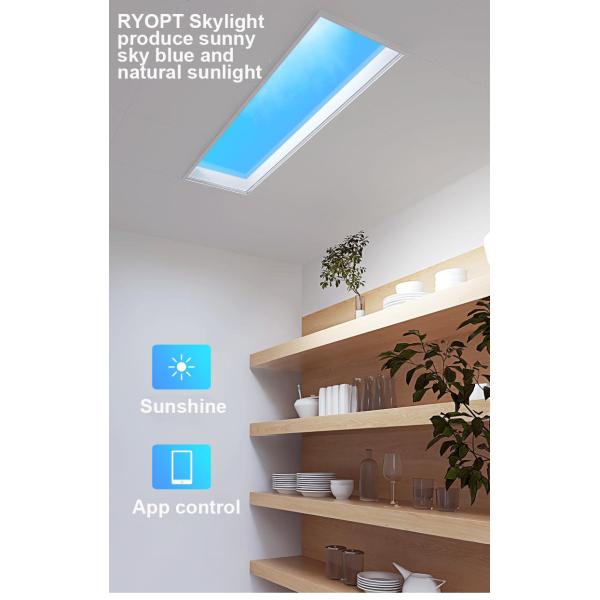 200w LED Ceiling Panel Light Blue Cloud Artificial Sunshine Skylight
