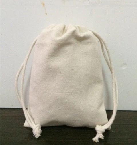 Quality 8x10 Fashion Cotton Drawstring Pouch Bag for sale