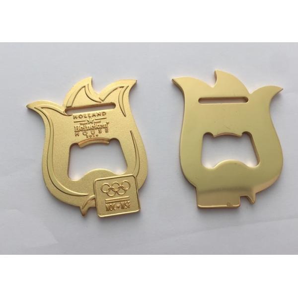 2.0MM Gold Color 2 In 1 Medal Bottle Opener Olympic Sport Plating