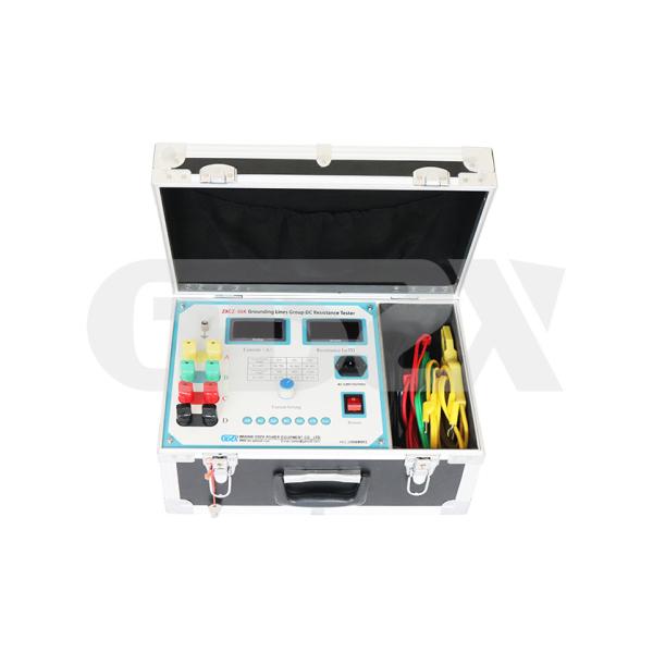 30A Intuitive Display DC Resistance Tester Grounding Lines Group High Accuracy