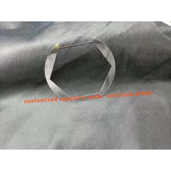 Inner Hexagon Dia 76.2mm Polish Sapphire Optical Windows
