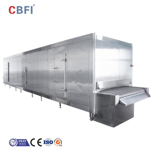 Quality 1000KG/H Blast Freezer Tunnel Cold Storage Refrigeration Equipment Frozen Custom Marketing Key for sale