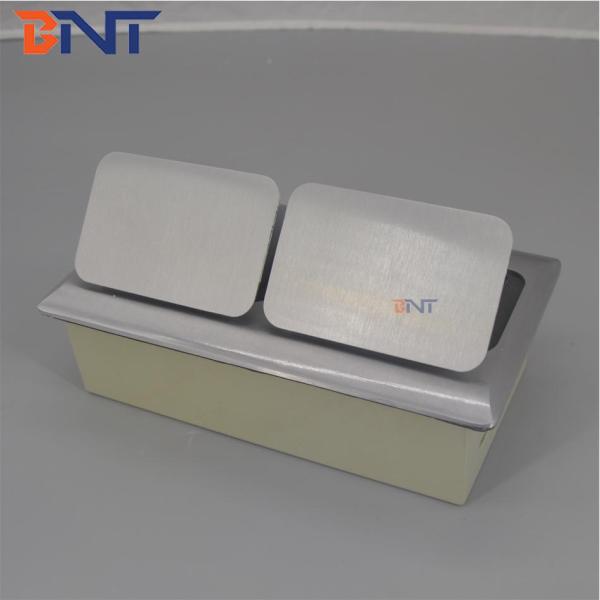 Aluminum alloy pop up electric plug floor switch hidden floor socket box