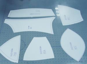 China Apparel underwear foam cushion cardboard production pattern cnc cutter wholesale