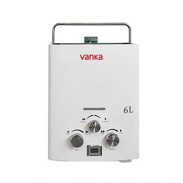 Quality Outdoor Camping Hot Water Heater Propane 6L Tankless On Demand Portable Water Heater for sale