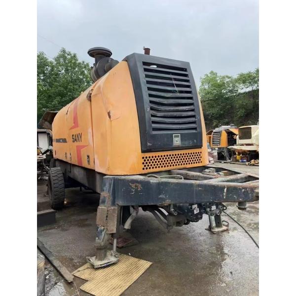 Sany HBT12020C-5M Used Concrete Trailer Pumps For Sale Power And High Reliability