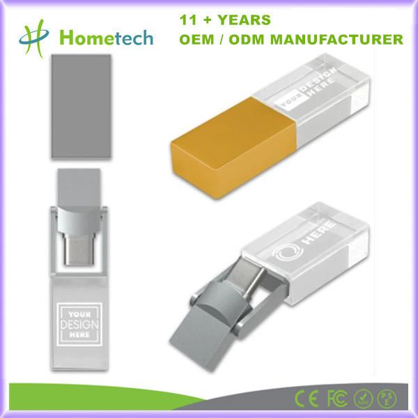 Quality Speed OTG USB C Flash Drive For Windows Mac Android Metal 0-60 Degrees Celsius for sale